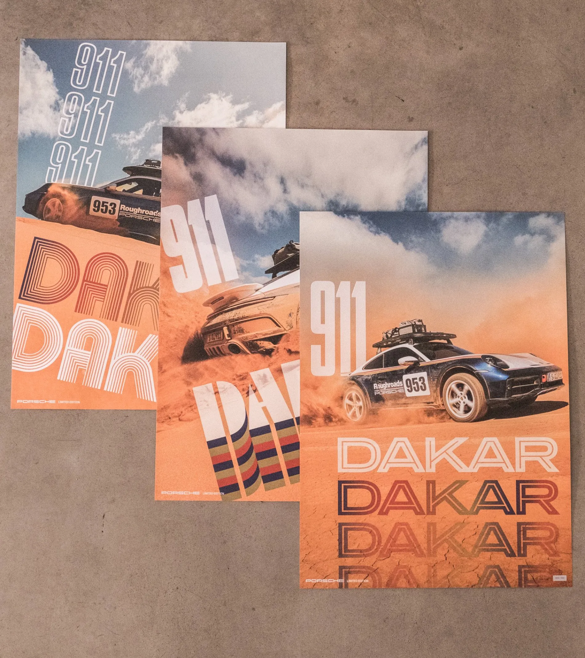 Poster Set – 911 Dakar