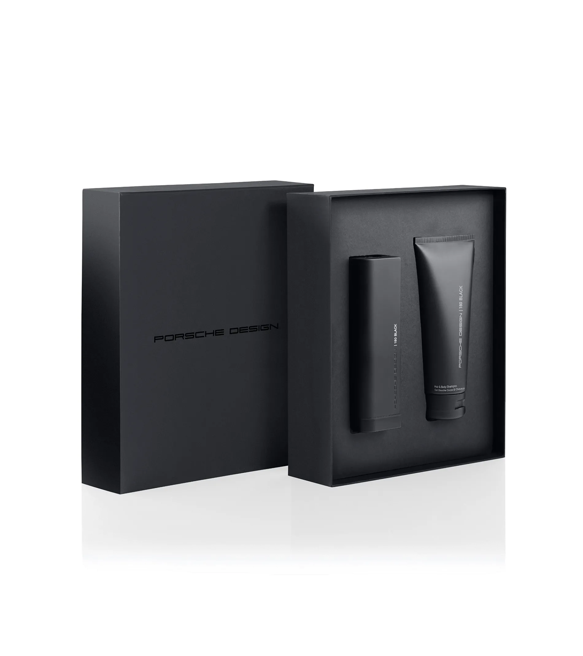Porsche Design 180 Black Eau De Toilette & Hair & Body Shampoo