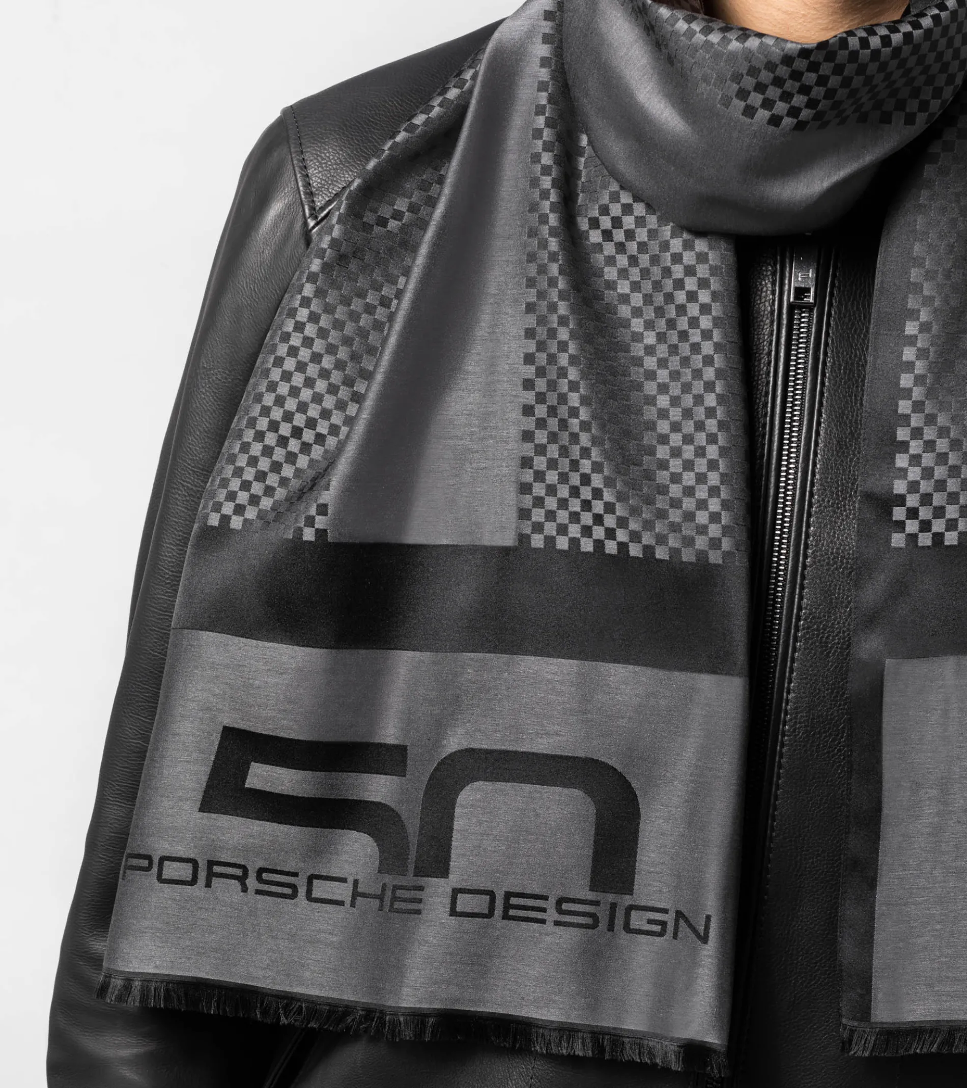 50Y Chequered Flag Scarf